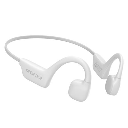 Bone Conduction Hörlurar, Trådlösa Bluetooth Bone Conducting Earbuds, Open Ear Headset med mikrofon, för löpning, cykling