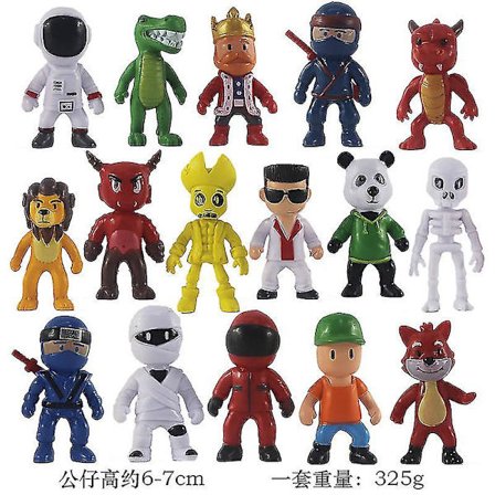 Stumble Guys Figurleksak Stumble Guys Figura Anime Actionfigurer Set för pojkar Pvc-modellsamling Leksaker Barn