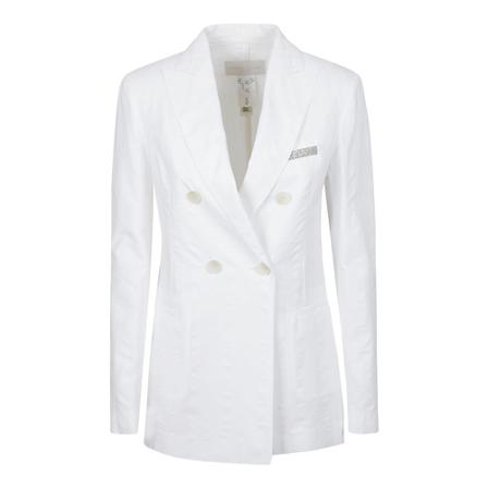 Fabiana Filippi, Jacket Wit, Dames, Maat:S