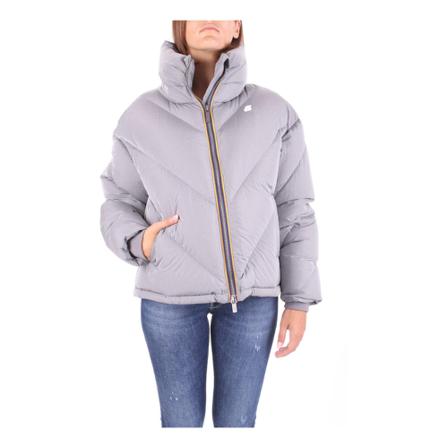 K-Way, Winter Jackets Grijs, Dames, Maat:S