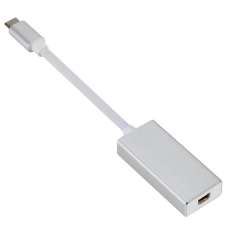 #Adapter, USB-C till Mini DisplayPort Silver#