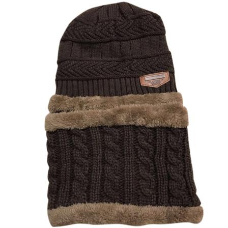 Kvinnor Män Vinter Thermal Virkad Stickad Baggy Beanie Ull Hat Ski