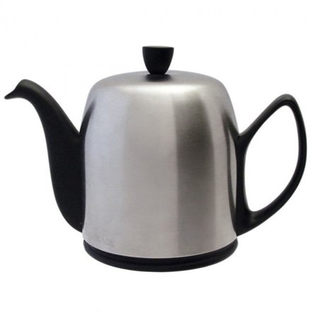 Degrenne paris Salam tekanne 1 liter, svart/stål' - 'Sort/stål