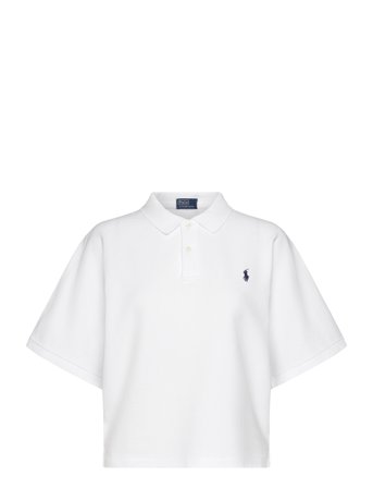 Polo Ralph Lauren Heavyweight Pique-Knt-Polo - White - S
