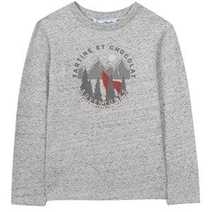 Tartine et Chocolat Gray Graphic T-Shirt 8 Years - Tops - 8 years - Grey