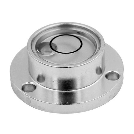 Pyöreä vesivaaka Tarkka ruostumattomasta teräksestä valmistettu pieni asuntovaunun vesivaaka