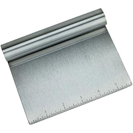 Matsskrapa och hackare i rostfritt stål, stor stekspade, köksredskap från large large large