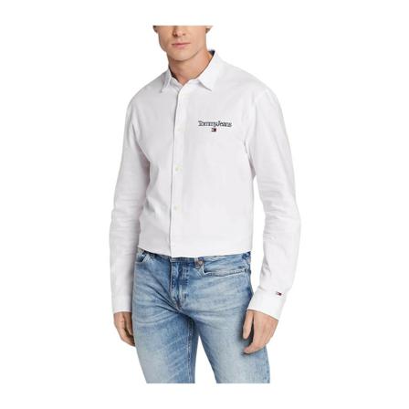 Tommy Jeans Casual Shirts Hvid, Herre