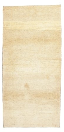 Cor Única Pequeno Gabbeh Persa Fine Tapete 100X203 Lã