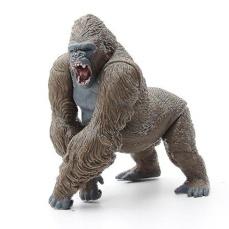 15cm Gorilla King Kong Actionfigur Simuleringsdjur PVC Actionfigurserie Leksaksmodell Dockpresent till Barn brown