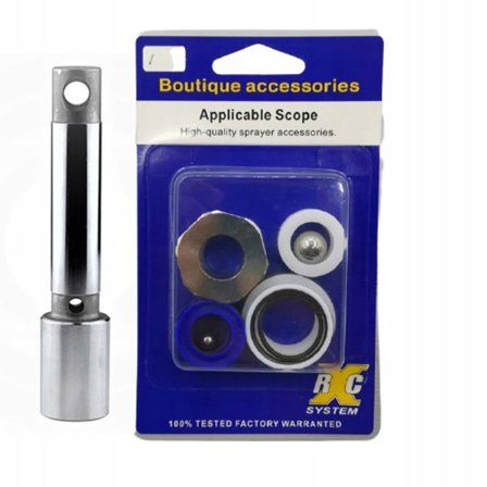 Reparationssæt til Malersprøjte med Stempel – Komplet Sæt | V-Ring, O-Ring, Stempel | Reservedel til Wagner Project Pro 119, Compact Pro 190