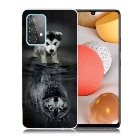 Mirror Samsung Galaxy A52 5G flip case - Koira Peilaa Susi Black