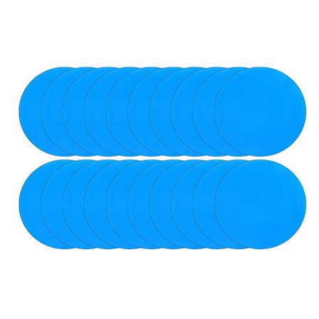 20 st Poollagningslappar Flexibel Bred Användning PVC Multifunktionell Självhäftande Flottörlagningslapp för Sommar