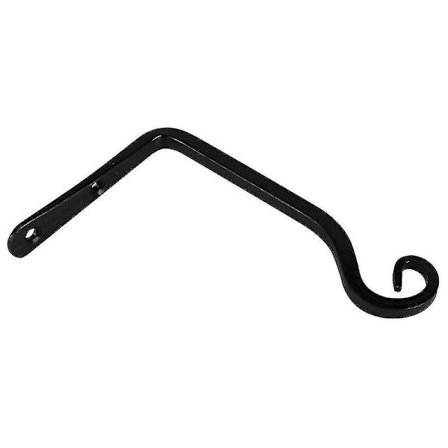 2 stk. væghængte kroge, metal smedejerns ophængningskurv beslag til fuglefodere, planter, lanterner, vindspil