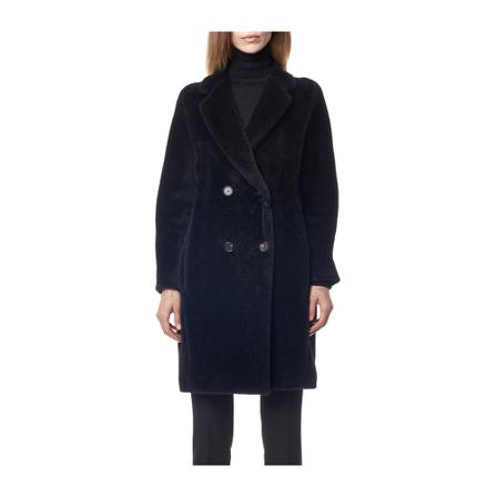 Max Mara, Double-Breasted Coats Zwart, Dames, Maat:S