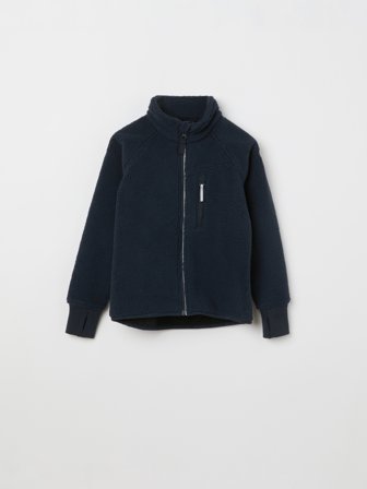 Pileefleecetakki Polarn O. Pyret 80 lastenvaatteet blue