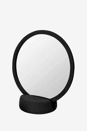 Blomus - Makeupspejl Sono Ø17 cm - Sort - Badeværelsestilbehør - Fra Homeroom