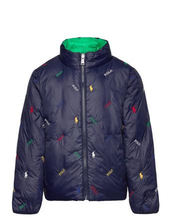 P-Layer 2 Reversible Jacket Toppatakki Multi/patterned Ralph Lauren Kids