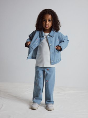 Polarn O. Pyret - Denim jacket - 92 - Childrenswear - denim