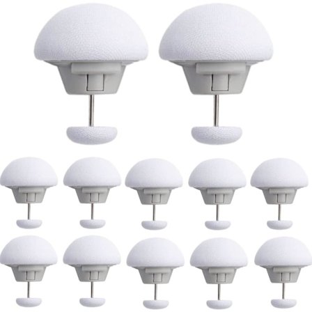 12 st svamp täcke klämmor halkfria klämmor täcke hållare fixator, för filt lakan gardin madrassöverdrag