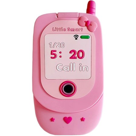 Spejl Etui Kompatibelt med iPhone 16 Pro Max, Sød Kawaii 3D Tegneserie Retro Telefon Cover Sjov Blød Gummi Stødsikker Beskytter til Kvinder Piger - 