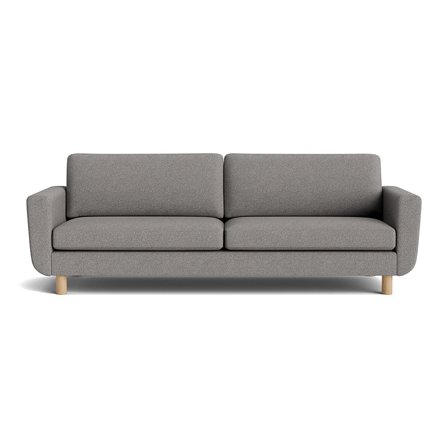 Haven 3 personers sofa - Loop Grå - 244x86x86 - Sofa, 3 personers sofa