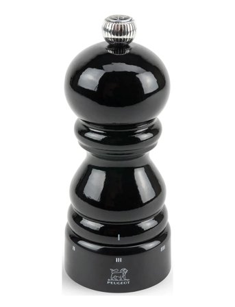 Peugeot Paris Peberkværn U'select Træ, Sortlakeret 12 Cm - Black - 12 CM