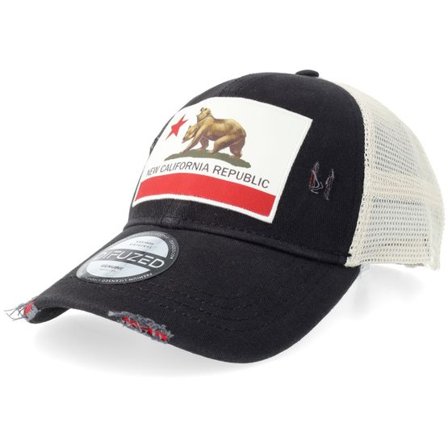 Difuzed - Svart trucker Keps - Fallout New California Republic Black Trucker @ Hatstore