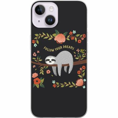 Apple Iphone 14 Plus Mjukt Skal - Sloth Of Wisdom