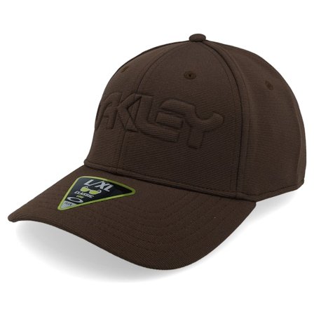 Oakley - Marrón adjustable Gorra - 6 Panel Stretch Hat Embossed Cocoa Brown Adjustable @ Hatstore