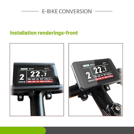 Skjermholderbrakett Elektrisk Sykkel System Skjermholder for Ebike KT LCD 3 LCD3U LCD8H LCD8HU Skjerm