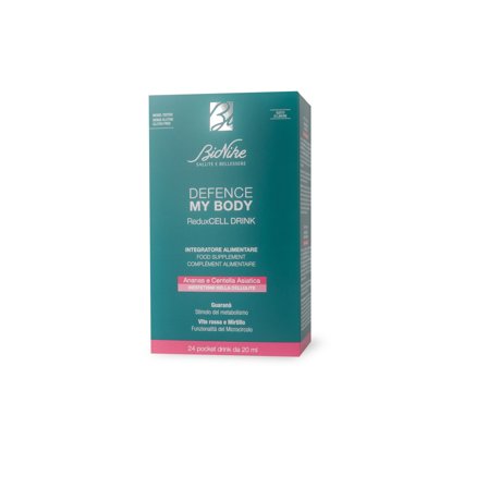 Bionike Defence My Body ReduxCell Integratore Alimentare Pocket Drink 24x20ml - Integratore Corpo e Detox