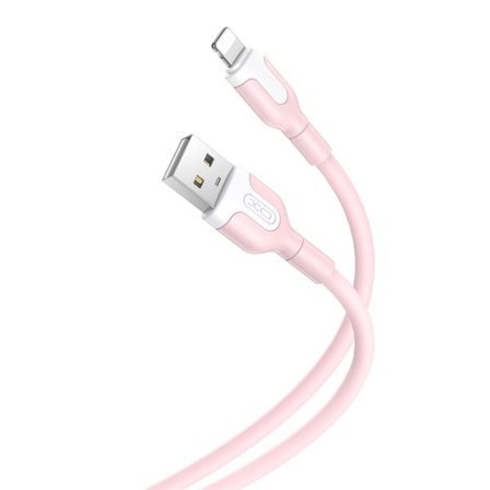XO kabel till iPhone - Rosa