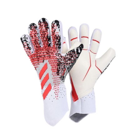 Målmandshandsker til børn Sportsudstyr til fodboldelskere Børn Begynder Størrelse 8 Rød