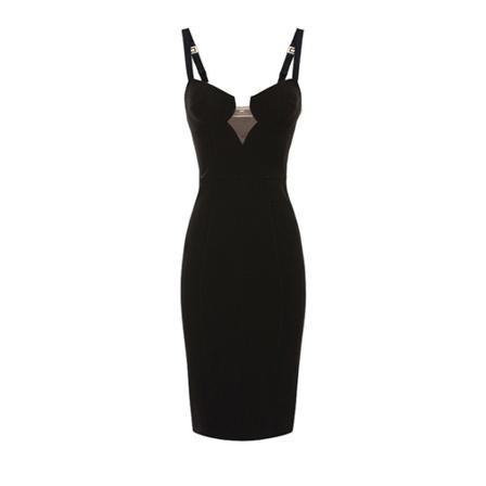 Elisabetta Franchi Party Kjole Sort, Dame