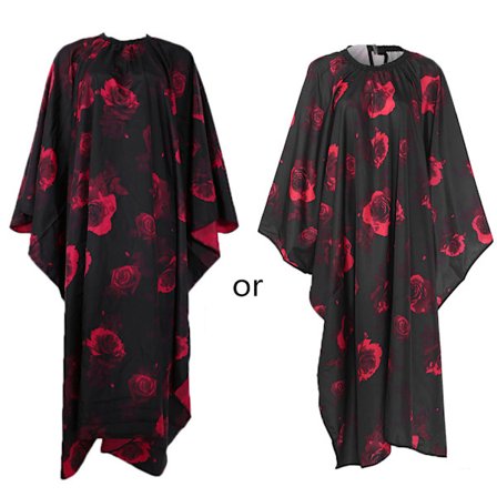 Profesjonell Barber Cape Hårklipp Salong Print Forkle Vanntett Voksen for Ekstra Stor