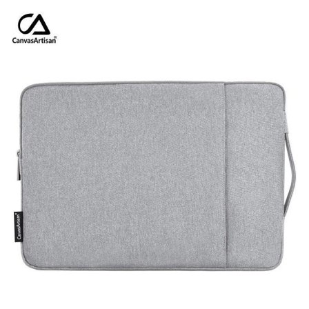 Laptopväska datorfodral / fodral till bärbar dator ljusgrå 15 tum