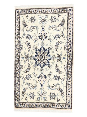 Tapis Naïn 85X144 Jaune/Marron (Laine, Perse)