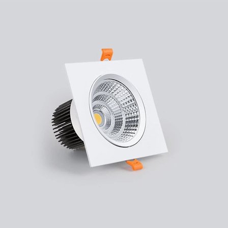 Vanntett Brannsikker LED Downlight, 7W LED Innfelt Taklampe Kald Hvit 6000k 75mm Kuttehull For Badstue Dampbad Kjøkken Baderom Dekor