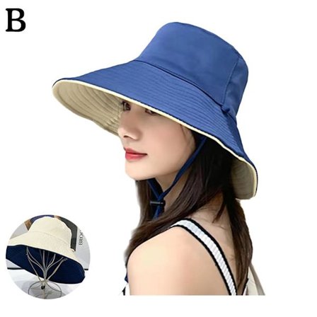 Bredbrättad Solhatt för Sommarbruk Utomhus, Ny Stil Cape Fiskehatt med Ansikts- och Nackskydd, UV-Skydd Solhatt