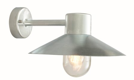 Norlys Lund 290 Veggarmatur 230 x 420 mm Galvanisert, Belysning