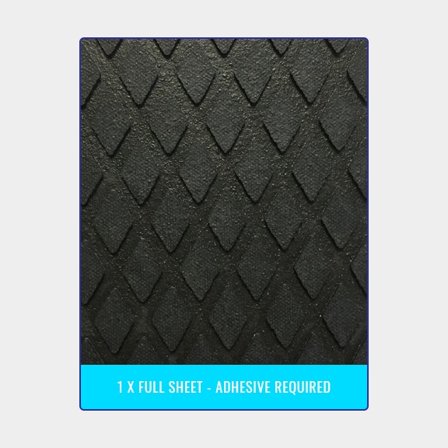 Anti-slip mat / anti-slip boat Treadmaster Anti-Slip Diamond Pattern Black, 1200 x 900 x 3 mm