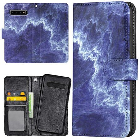 Samsung Galaxy S10 - Plånboksfodral/Skal Marmor