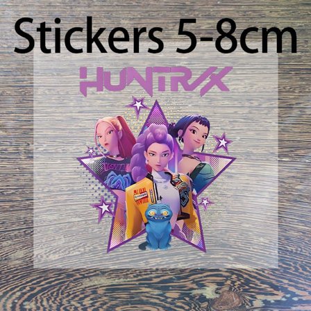 K-Pop Demon Hunters Kawaii vattenflaska med stor kapacitet för sommarsporter - tecknad design