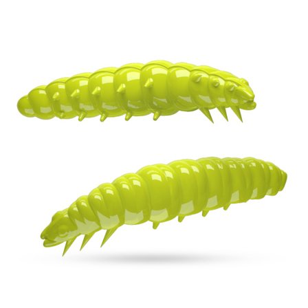 Libra Lures Larva 30 Krill (15-pack) - Hot Yellow