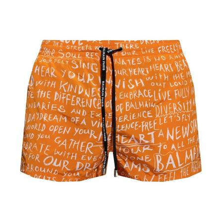 Balmain Swimwear Orange, Herre Badeshorts, Størrelse: 2XL