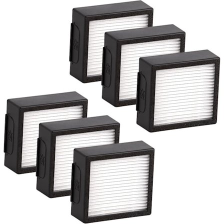 (6 stk.) Udskiftnings HEPA-filter Kompatibelt med iRobot Roomba Combo J7+ plus/Combo j5+ Combo j9+ Robotstøvsuger 6 stk. HEPA-filtre Tilbehørssæt