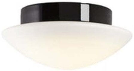 Ifö Electric Solhem Takarmatur 13W, IP44, rak Svart, Belysning