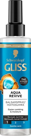 Schwarzkopf Gliss Aqua Revive Balsamspray 200 ml, Hår, Shampoo & Hårpleje, Leave-in Conditioner