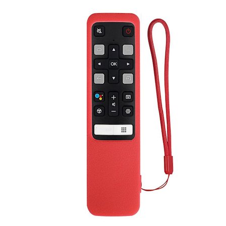 Dammskyddsfodral i silikon för fjärrkontroll till TCL 4k Smart TV 49p30fs